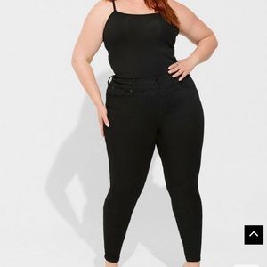 Torrid denim black jean size 18xs